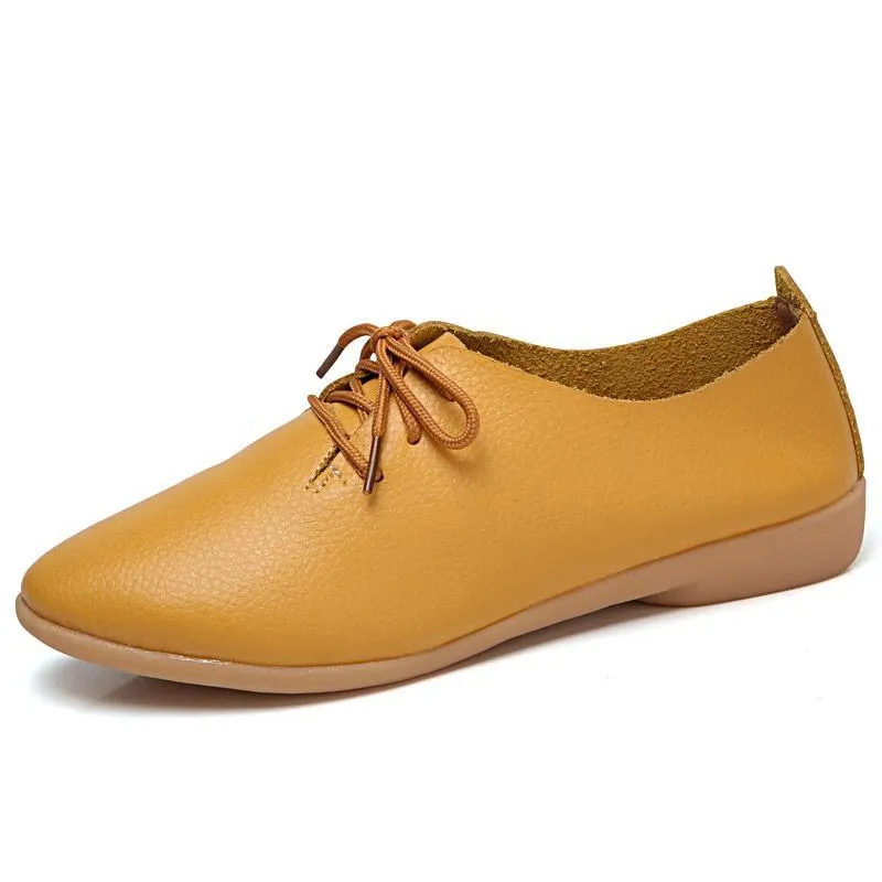 Fashion Sneakers Women Flats Genuine Leather Women shoes Loafers