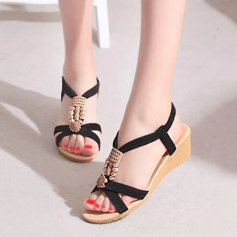 Fashion Summer Bohemian Women Sandals Beach Shoes