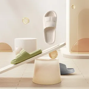 Fasola Lightweight Bathroom Slippers, White, Size 39/40, One Pair
