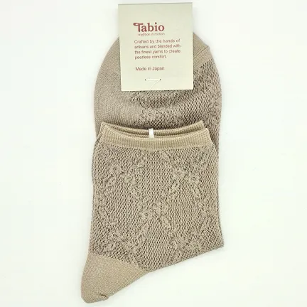 Floral Lace & Mesh Short Socks