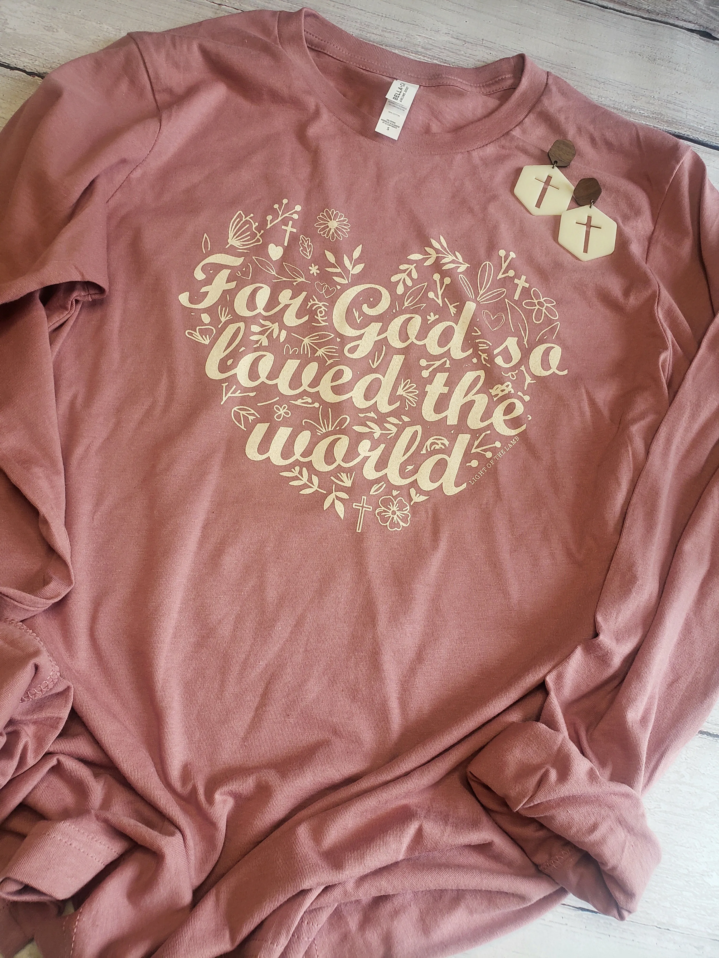 For God So Loved the World LS Tee