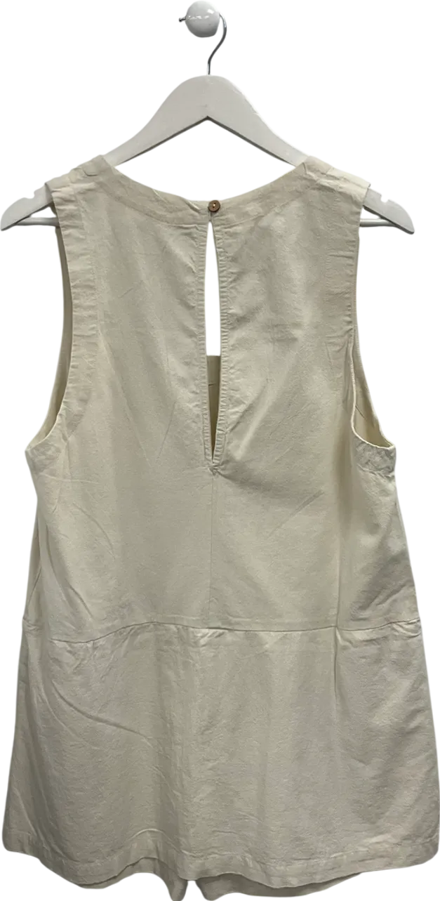 Free People Beige Vista Skort Romper UK S