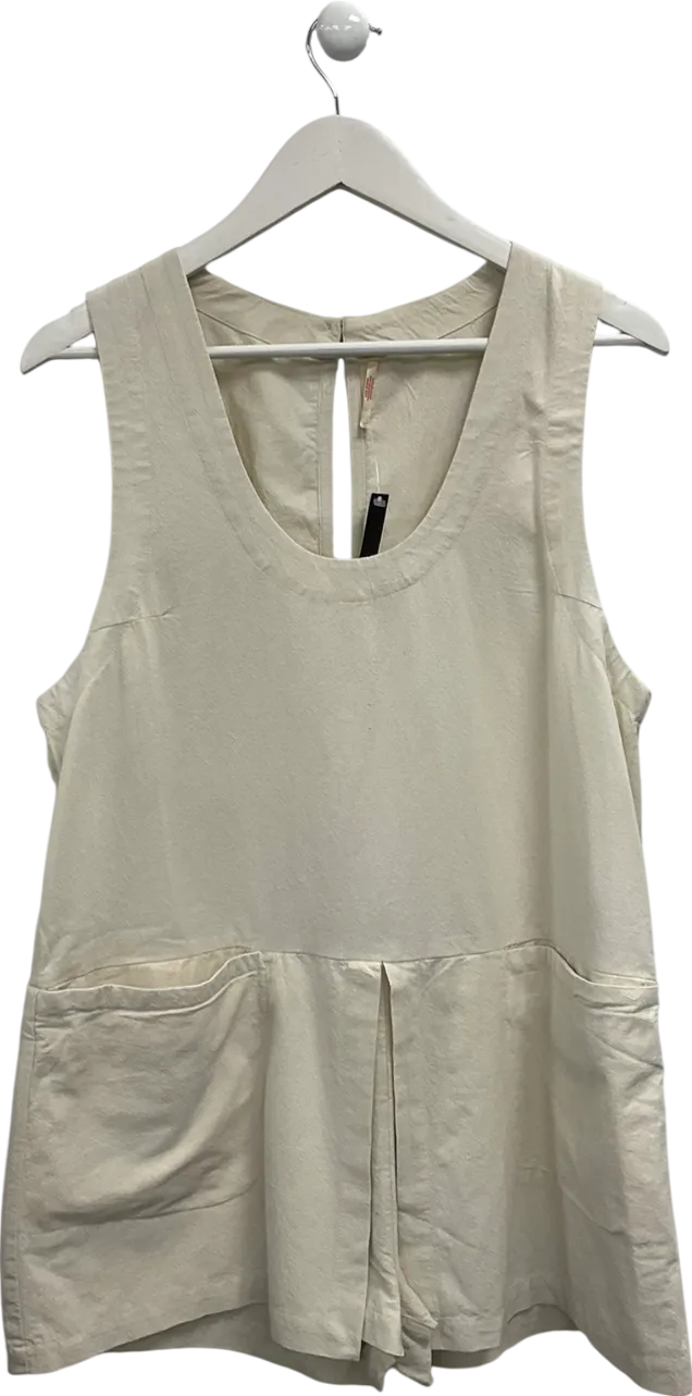 Free People Beige Vista Skort Romper UK S