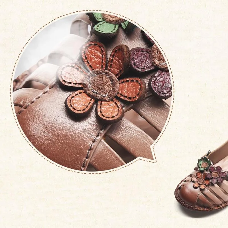 Genuine Leather Ladies Flat  Woman Slip On Casual Loafers