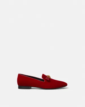 Gianni Ribbon Velvet Slippers