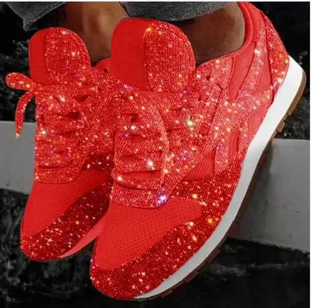 Glitter Belle™ | Women's Casual Glitter Shoes | Sequin Embellished, Lightweight Design & Comfortable Fit