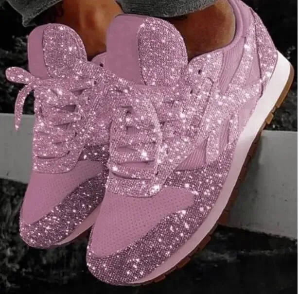 Glitter Belle™ | Women's Casual Glitter Shoes | Sequin Embellished, Lightweight Design & Comfortable Fit