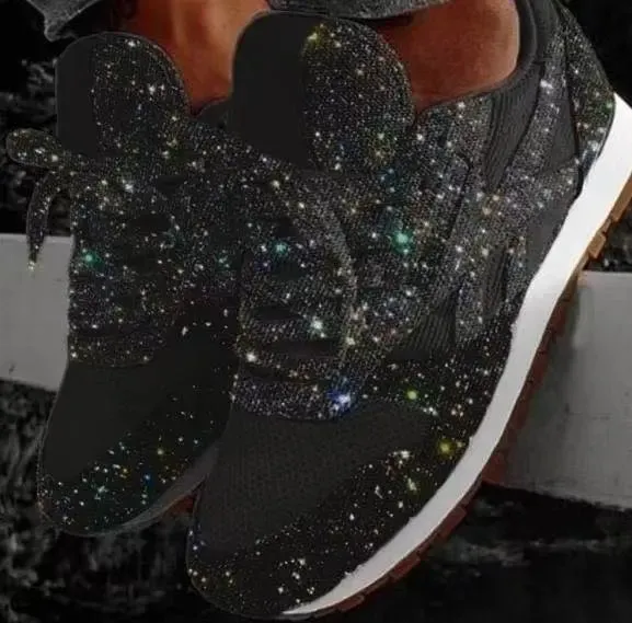 Glitter Belle™ | Women's Casual Glitter Shoes | Sequin Embellished, Lightweight Design & Comfortable Fit