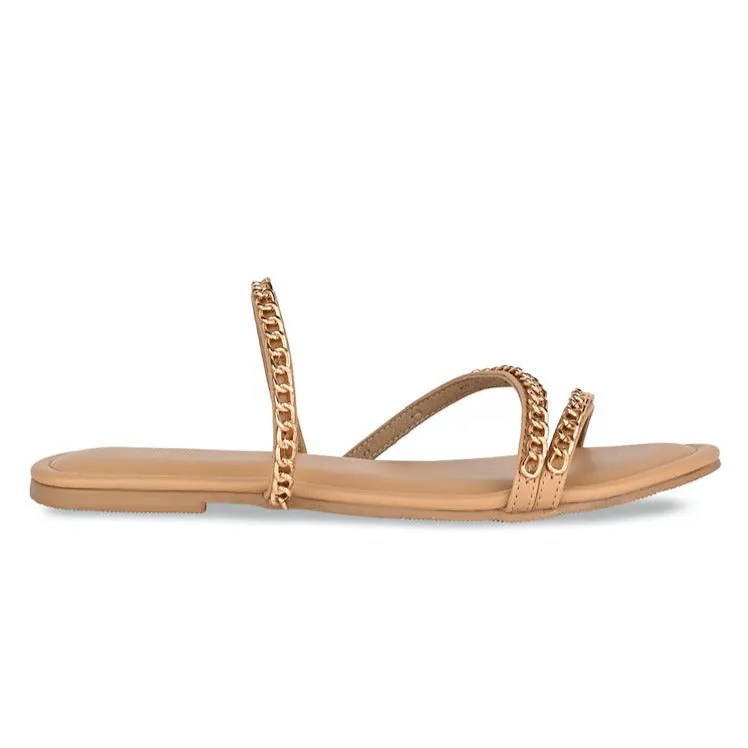 Gold Chained Flats