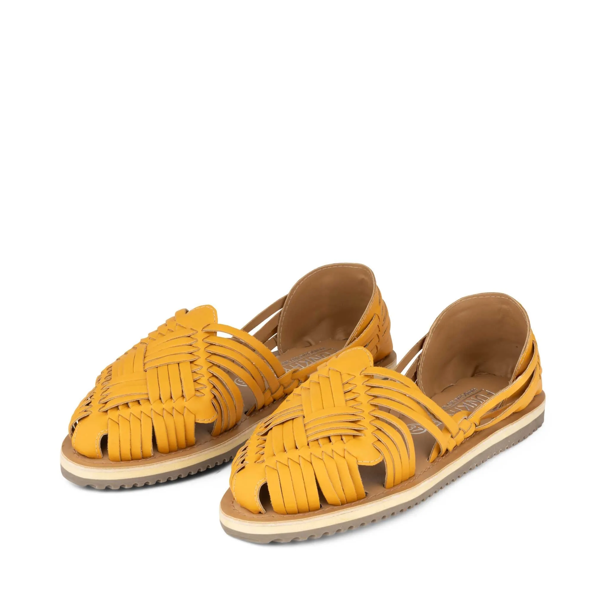 Haora Yellow Huarache Sandals