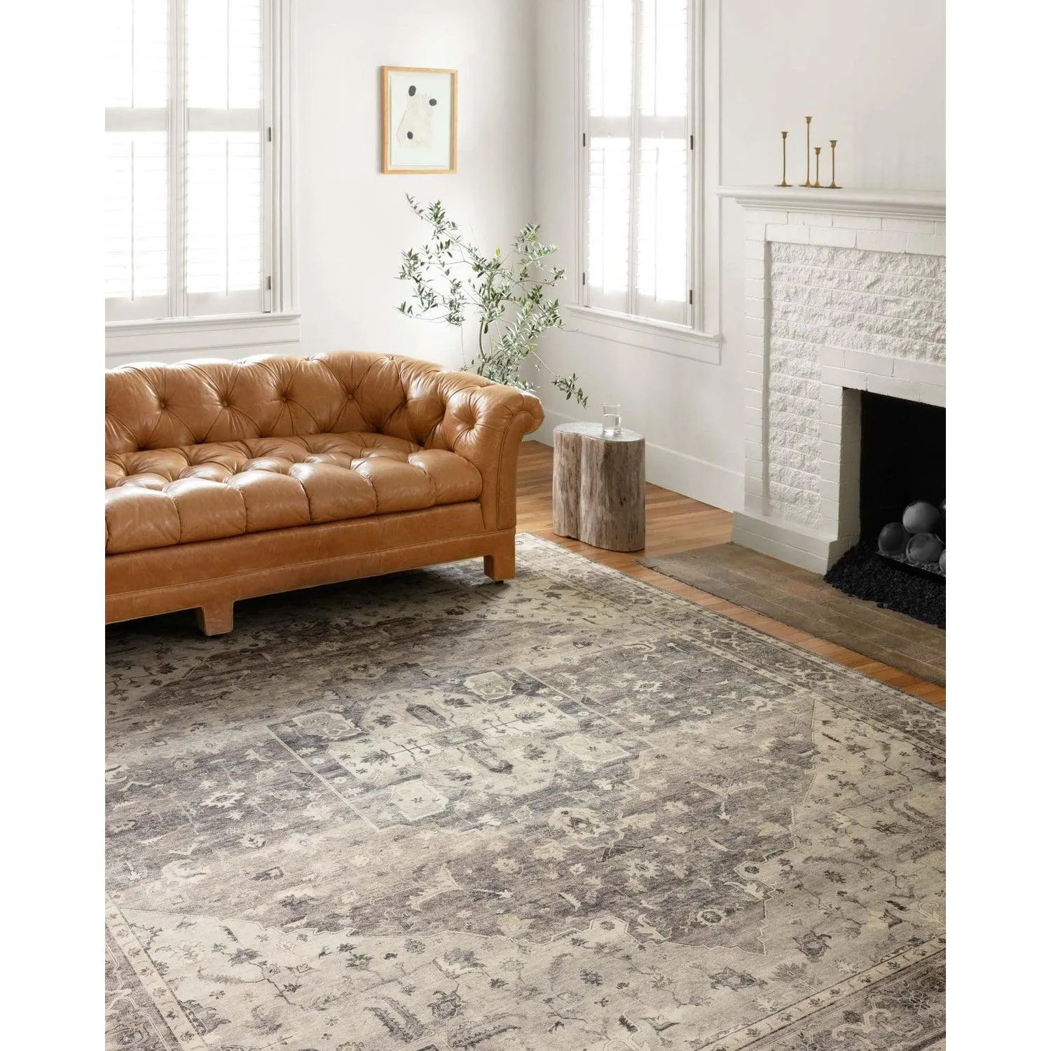 Hathaway Rug by Loloi - HTH-05 Steel/Ivory