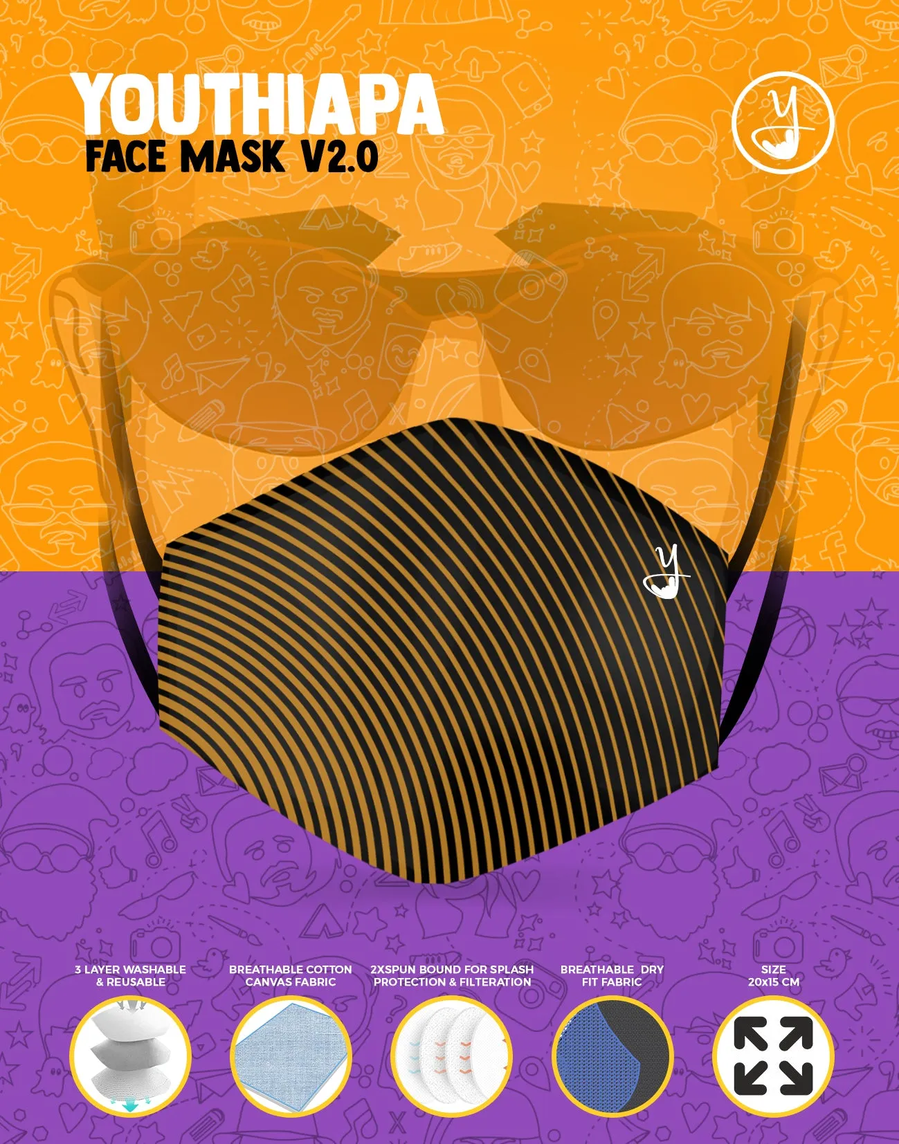 Heer-Ranjha Edition Mask 2.0