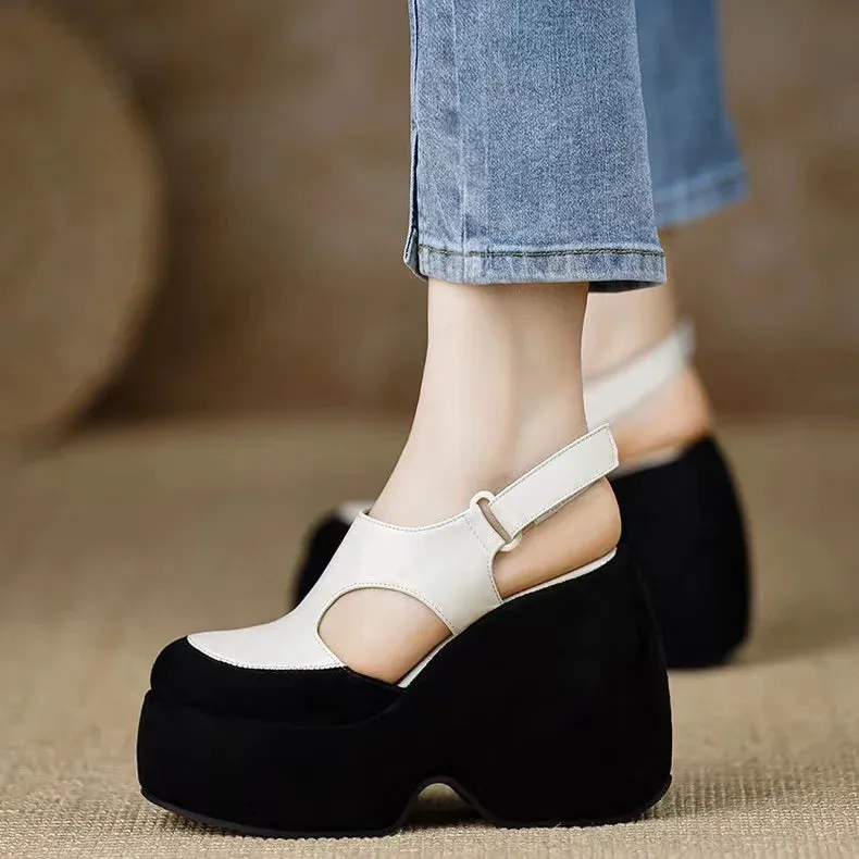 High Thick Luxury Women Sandals