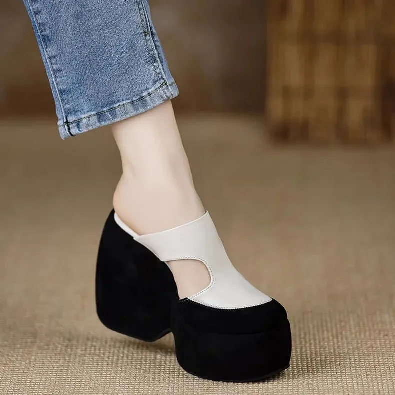 High Thick Luxury Women Sandals