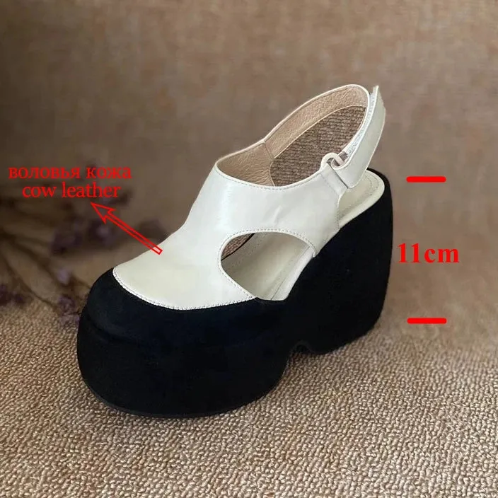 High Thick Luxury Women Sandals