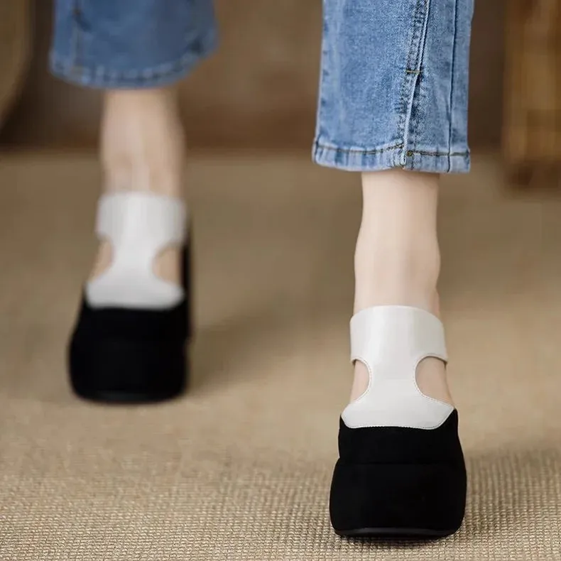 High Thick Luxury Women Sandals