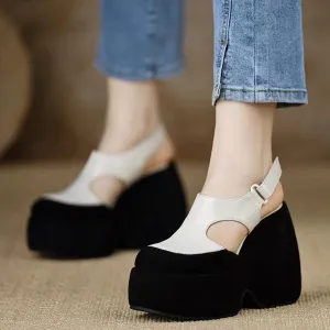 High Thick Luxury Women Sandals