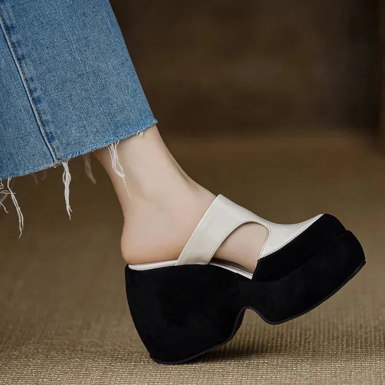 High Thick Luxury Women Sandals