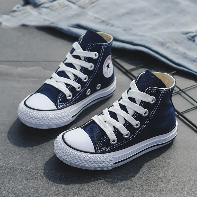 High Top Canvas Shoes