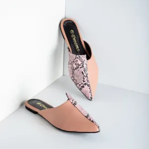 Hotta | Shiny Summer Mules - pink