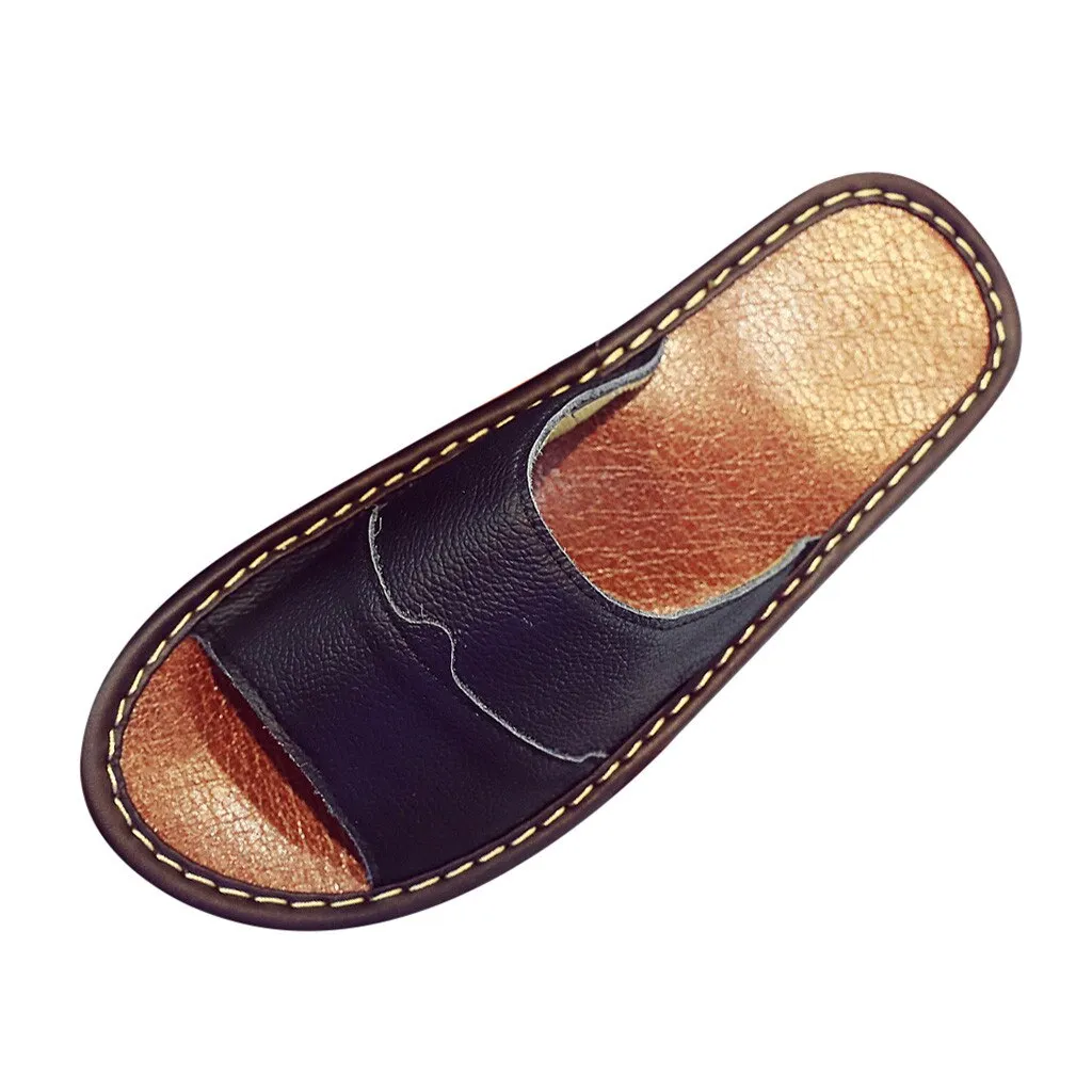 Household Lovers Sandals And Slippers Wooden Floor Non-slip Deodorant Slippers
