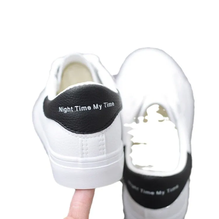 INSTOCK- White Korean breathable women's board shoes