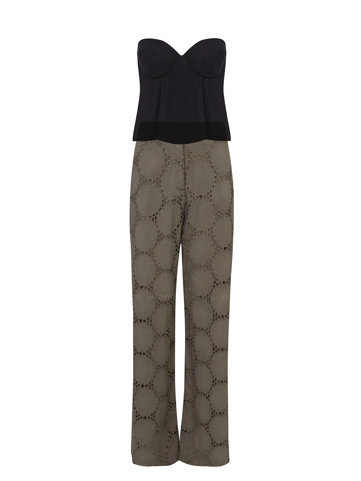 Iris Tube-Eyelet Ester Pants