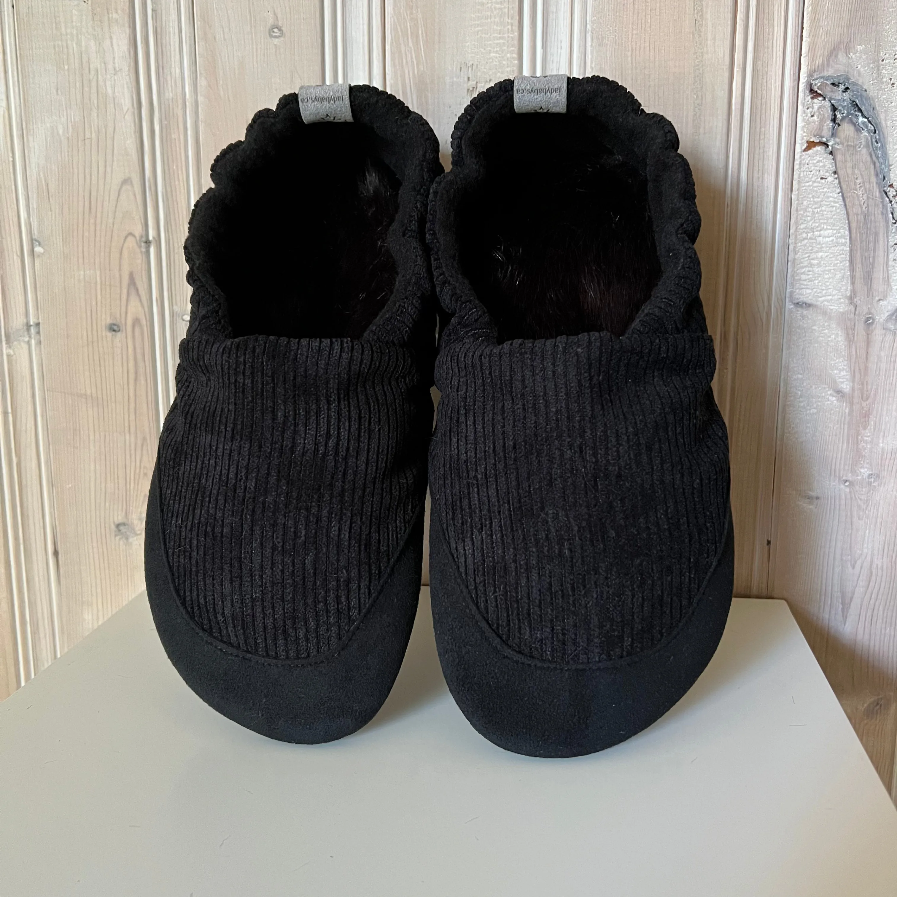 JadyLadys  Slip on shoe - Black Corduroy