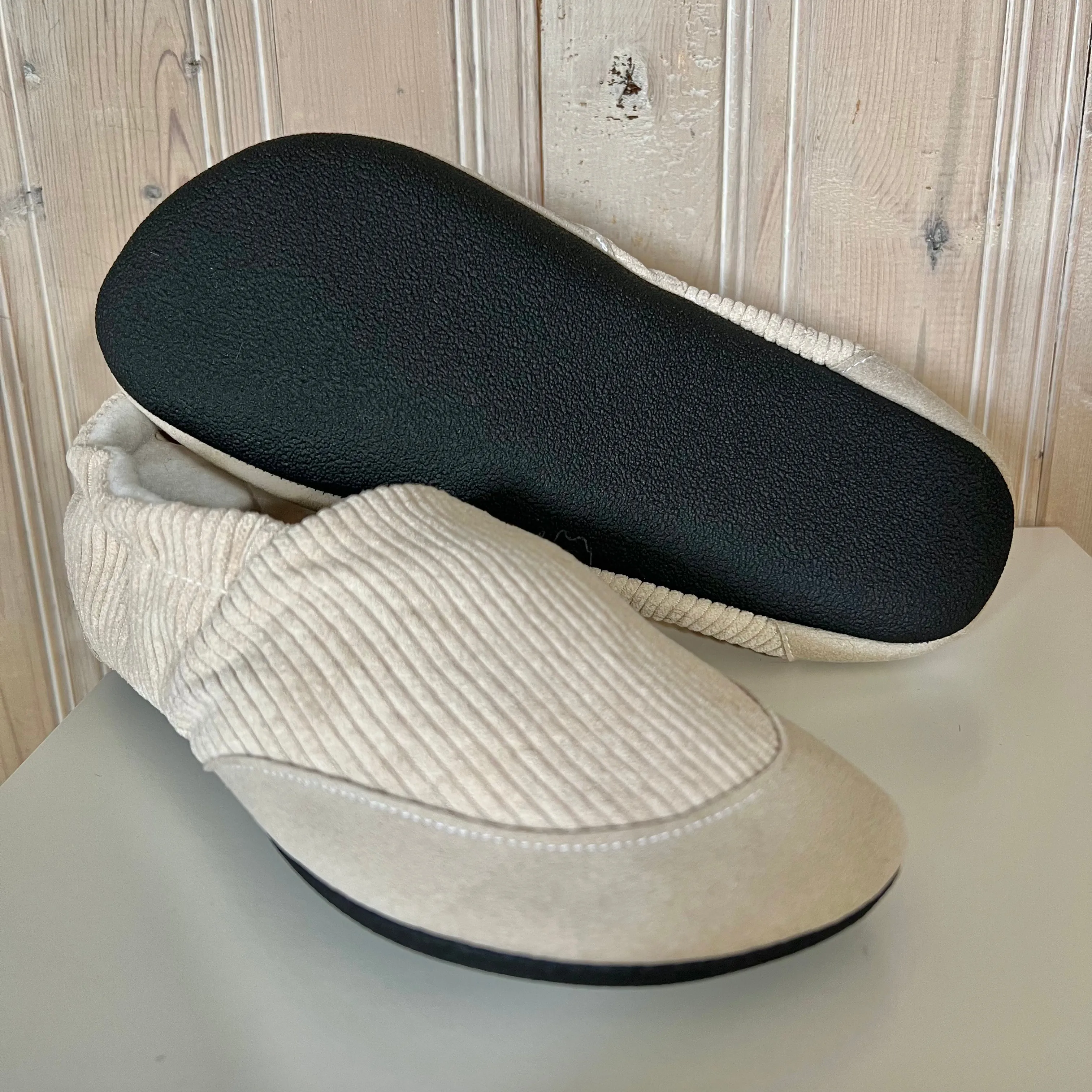 JadyLadys  Slip on shoe - Cream Corduroy