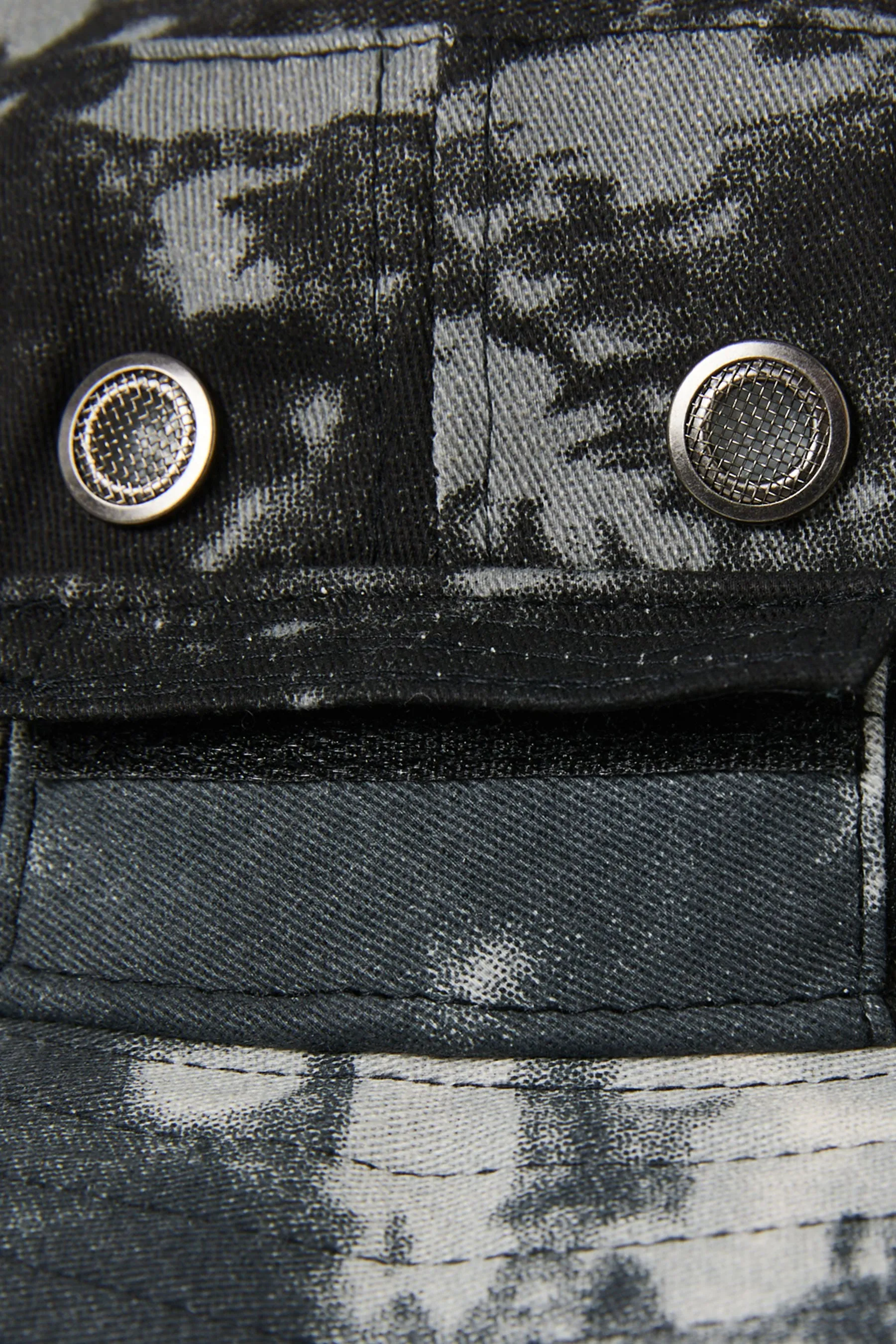 Jetpilot Hiker Mens Wide Brim Bucket - Black/Camo
