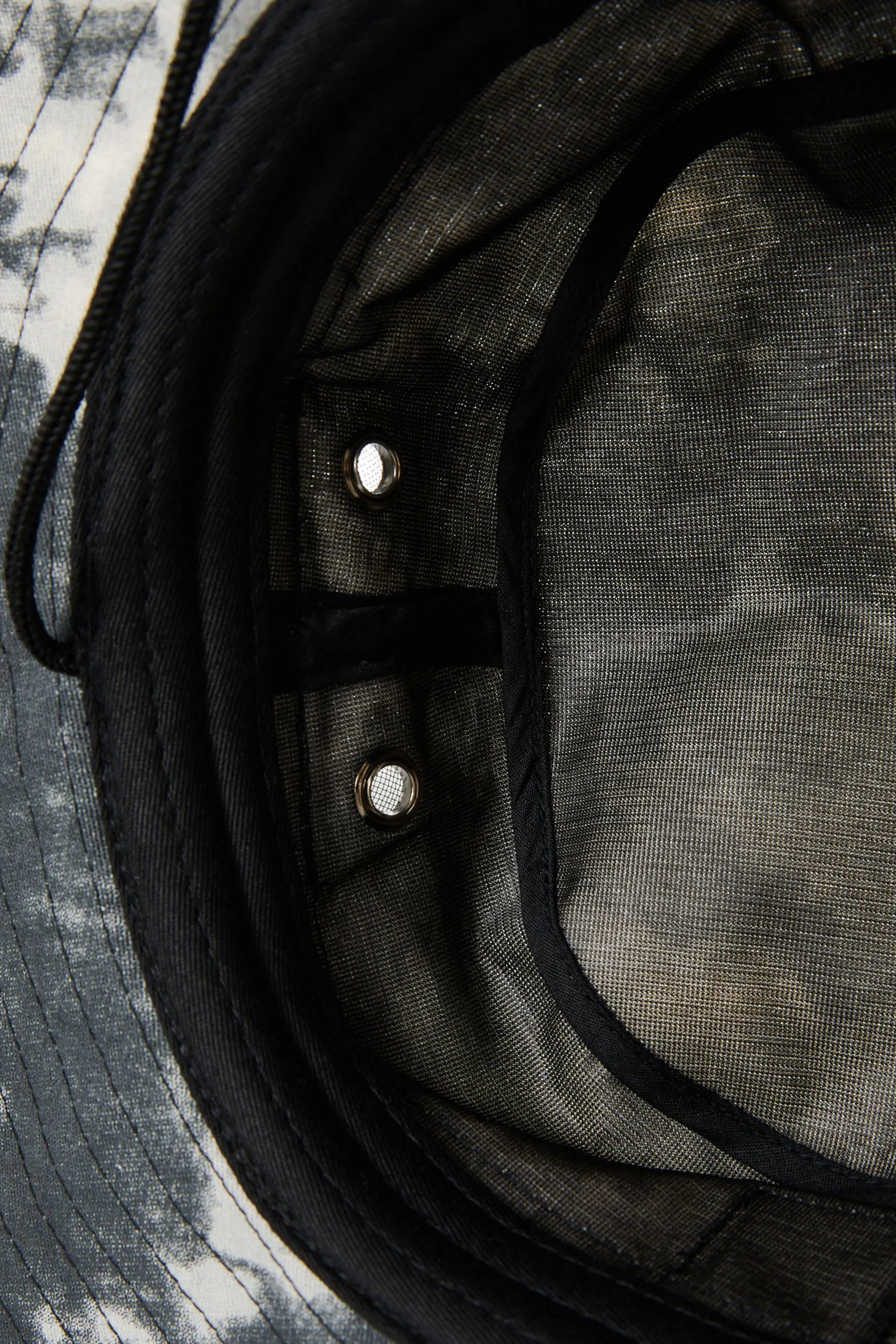 Jetpilot Hiker Mens Wide Brim Bucket - Black/Camo