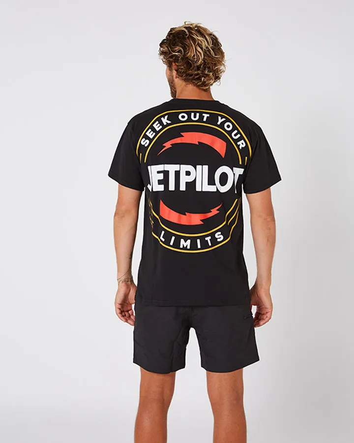 Jetpilot Limits Mens Tee - Black