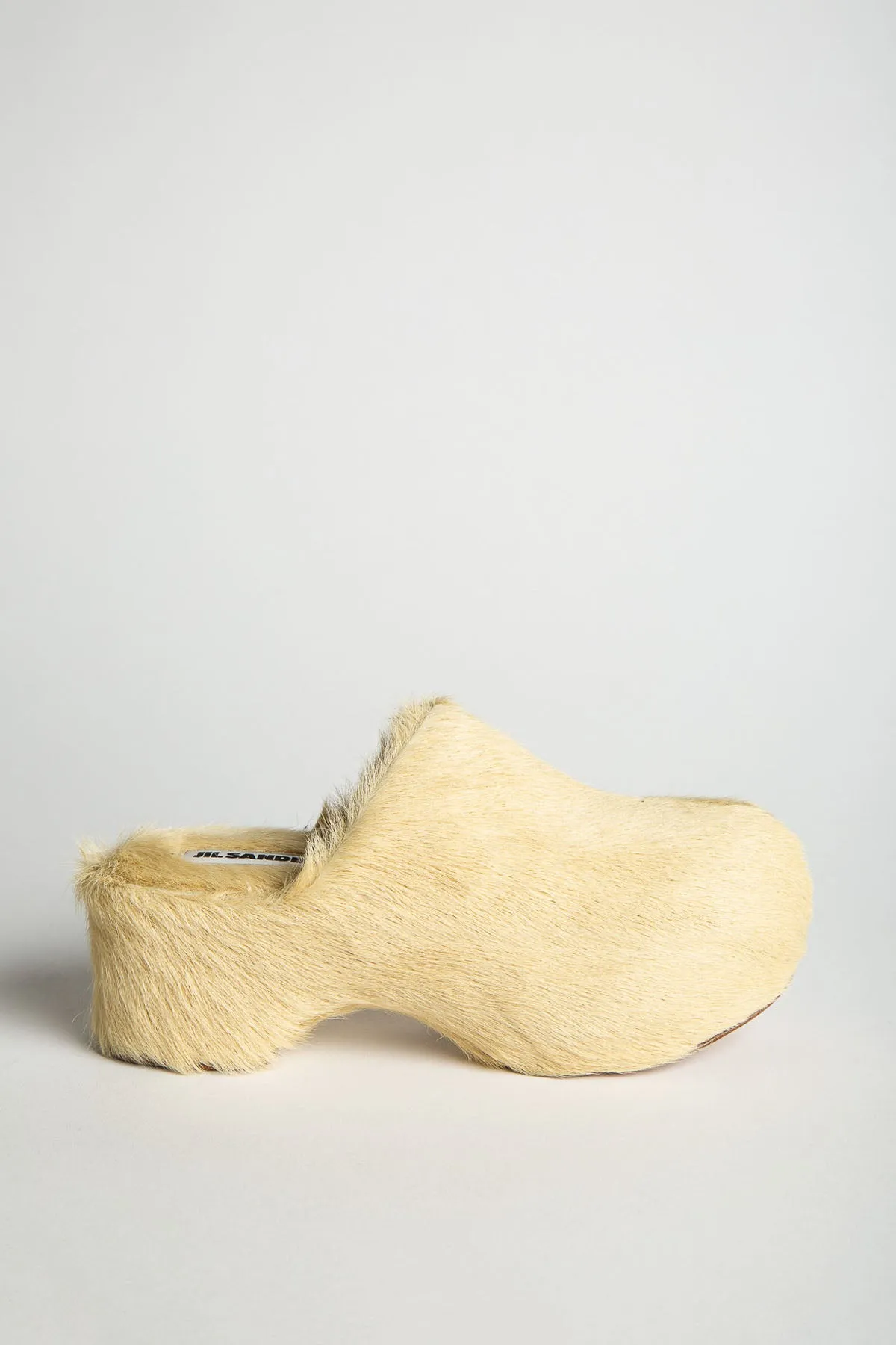 JIL SANDER | FUR CLOGS