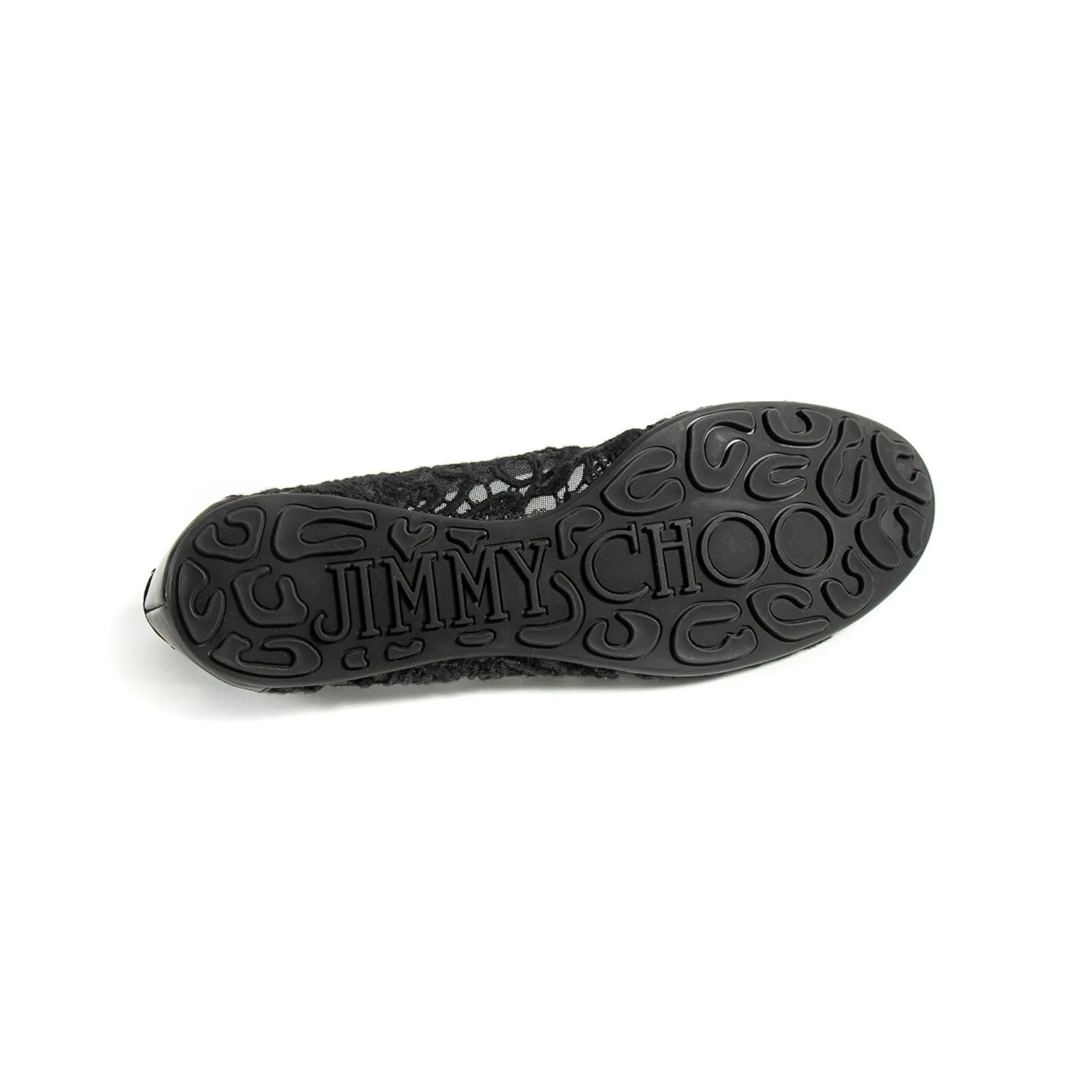 Jimmy Choo Mesh Bow Flats
