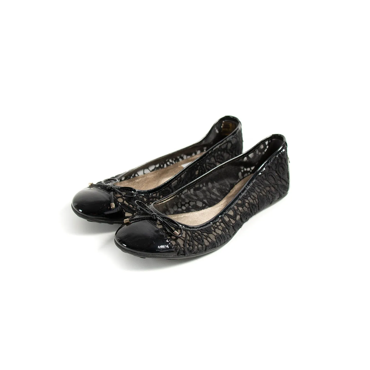 Jimmy Choo Mesh Bow Flats