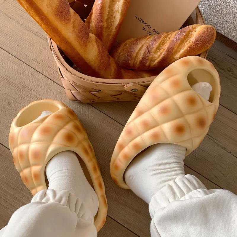Kawaii Pineapple Bun Slippers