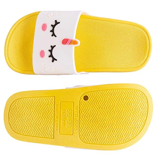 Kids Classic Cute Cartoon Lightweight Sandals (Rainbow Yellow)