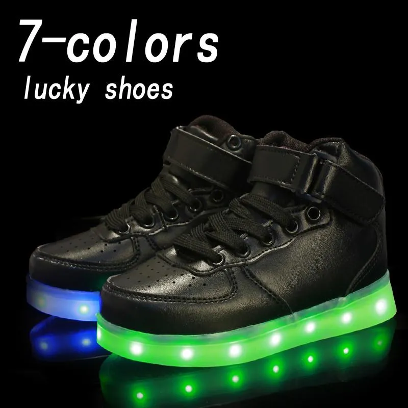 Kids LED High Tops