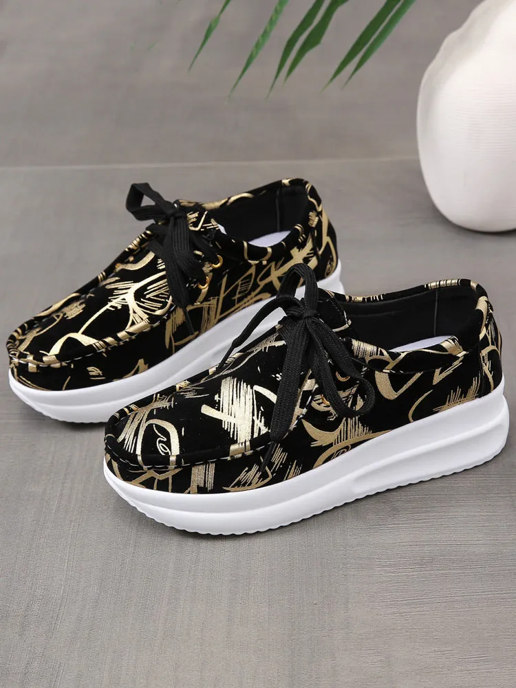 Lace Up Casual Sneakers