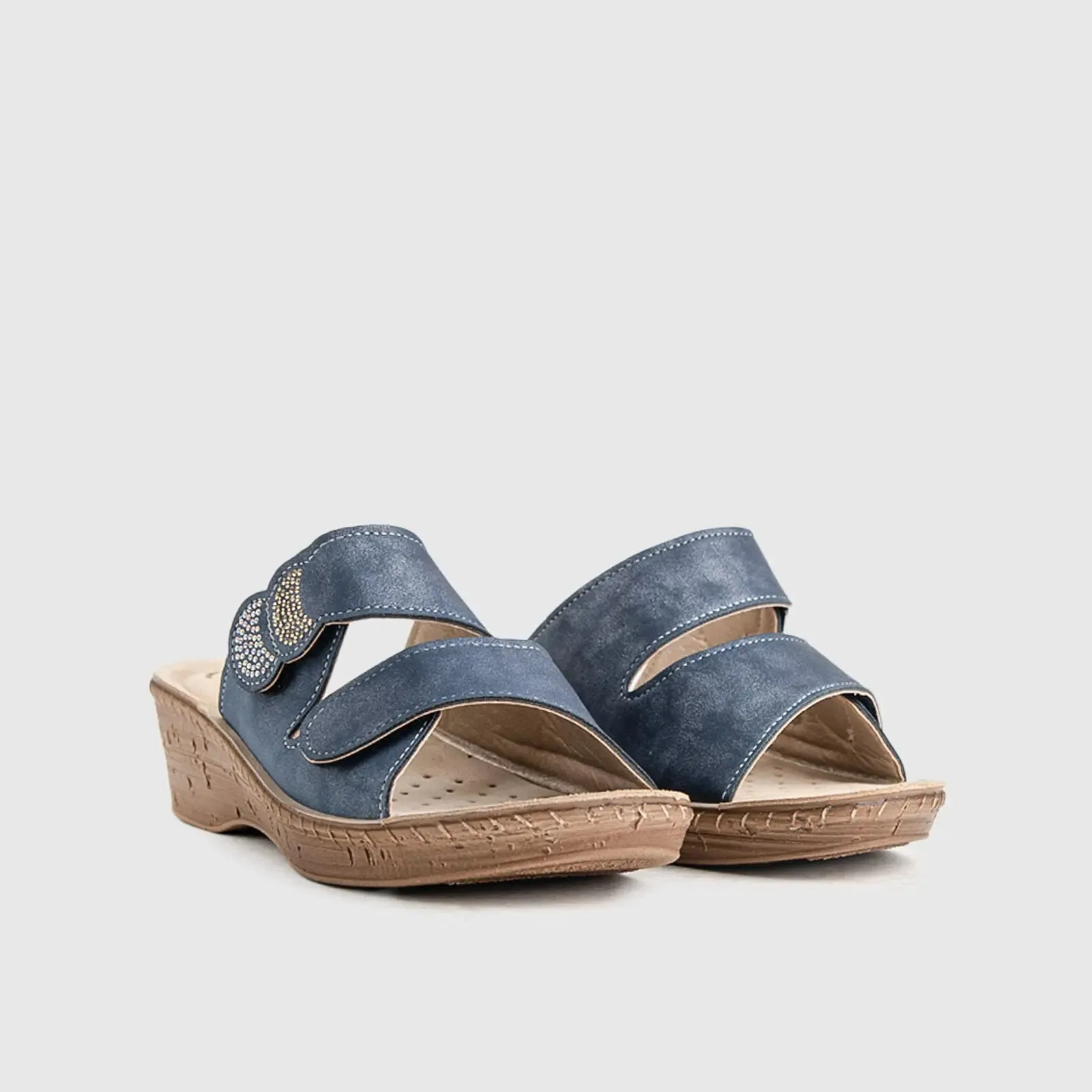 Ladies Comfort Sandals 260075 Blue