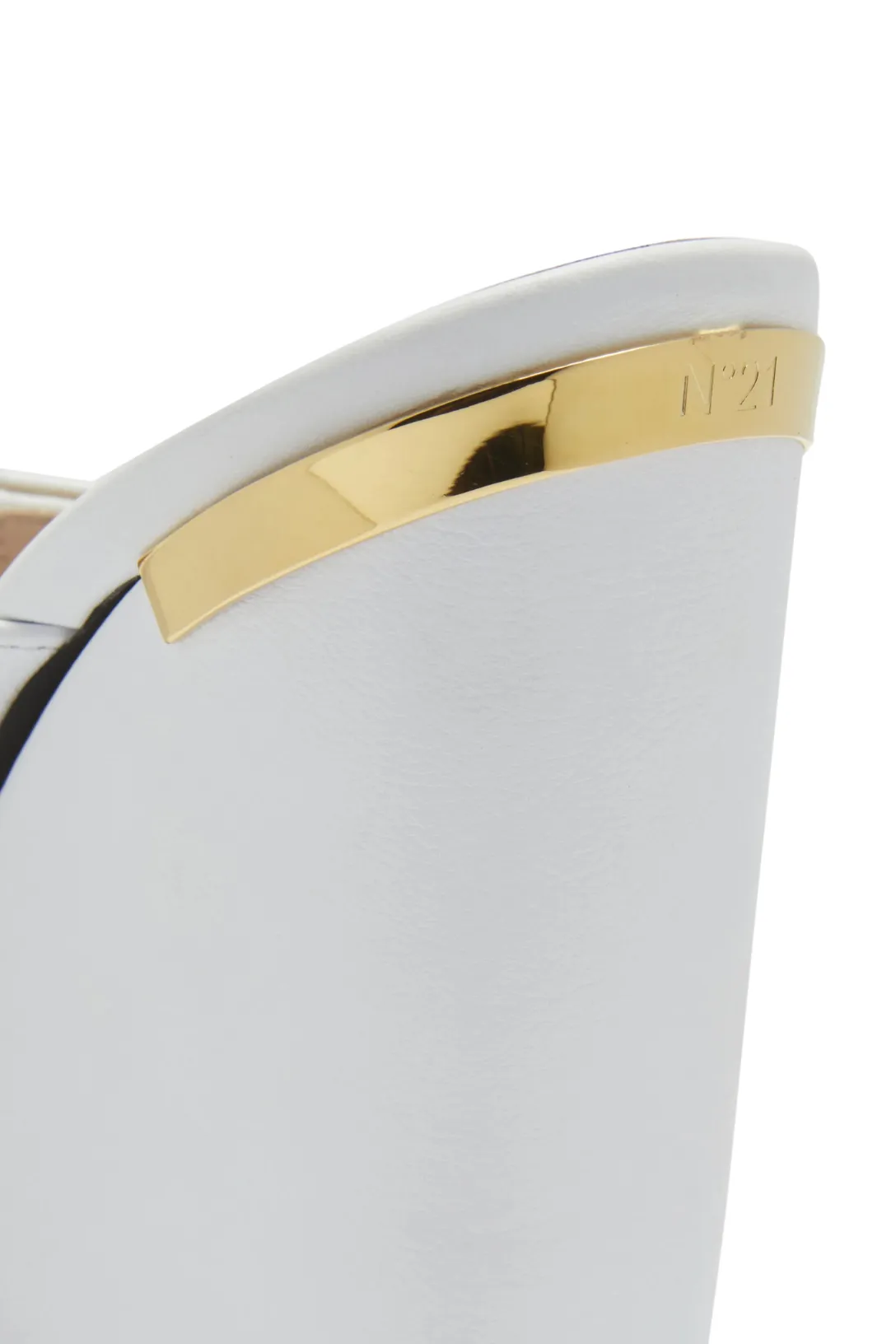 Leather Sandals | White