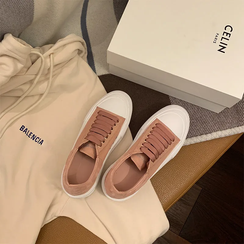 Älexandèr McQüeen Casual All-Match White Shoes Women’s Canvas Designer Shoes