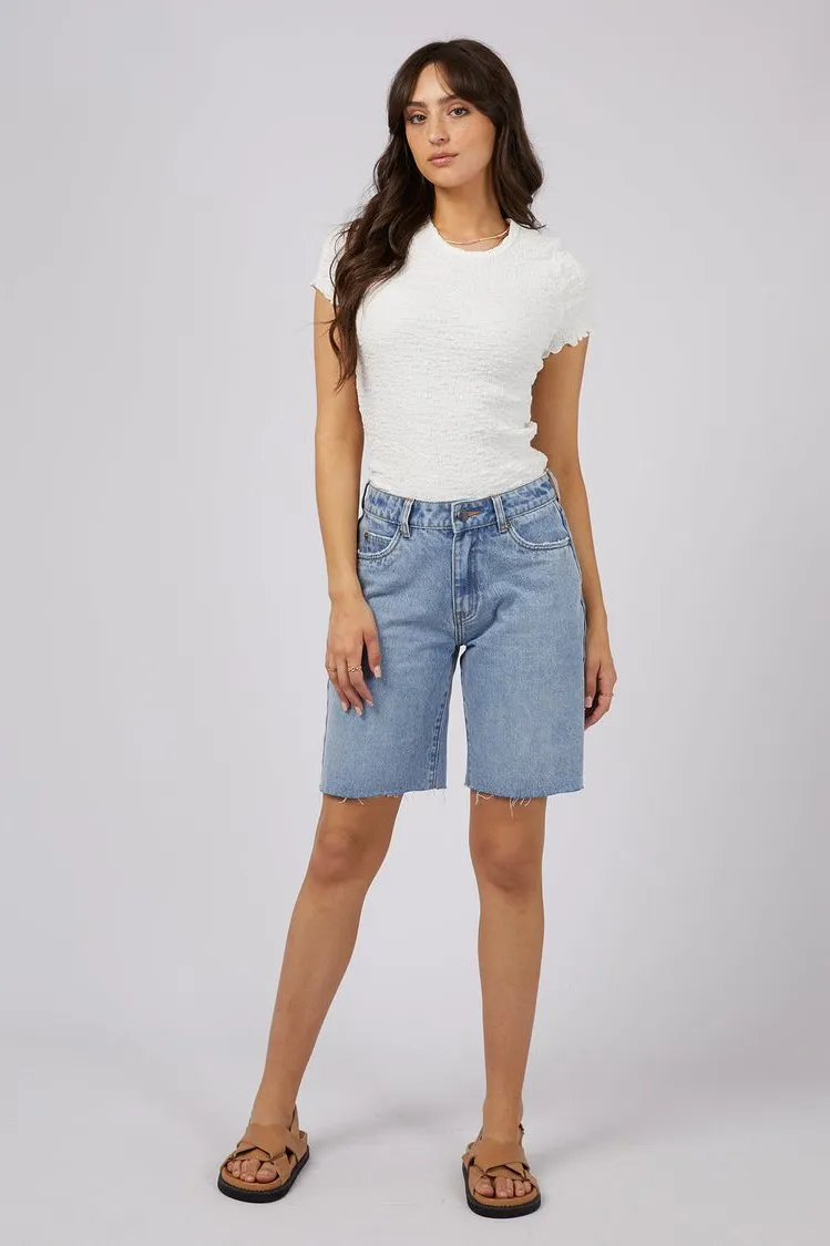 Lexie Denim Jort | Light Blue