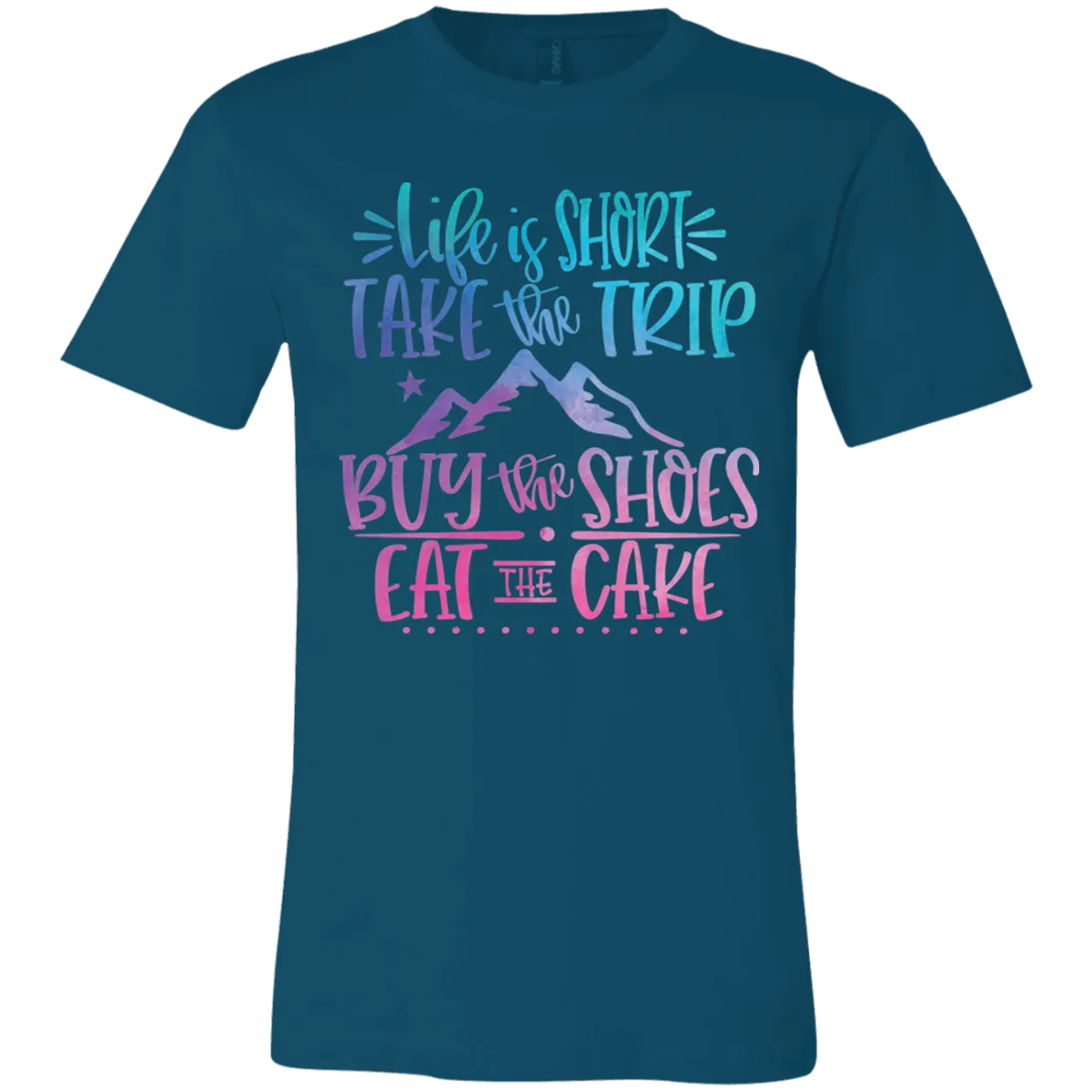Life Is Short Bella Canvas Tee – Inspiring Everyday Comfort