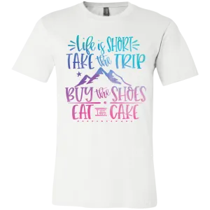 Life Is Short Bella Canvas Tee – Inspiring Everyday Comfort