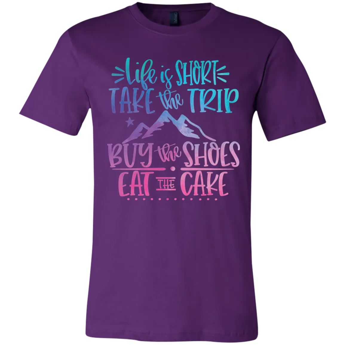 Life Is Short Bella Canvas Tee – Inspiring Everyday Comfort