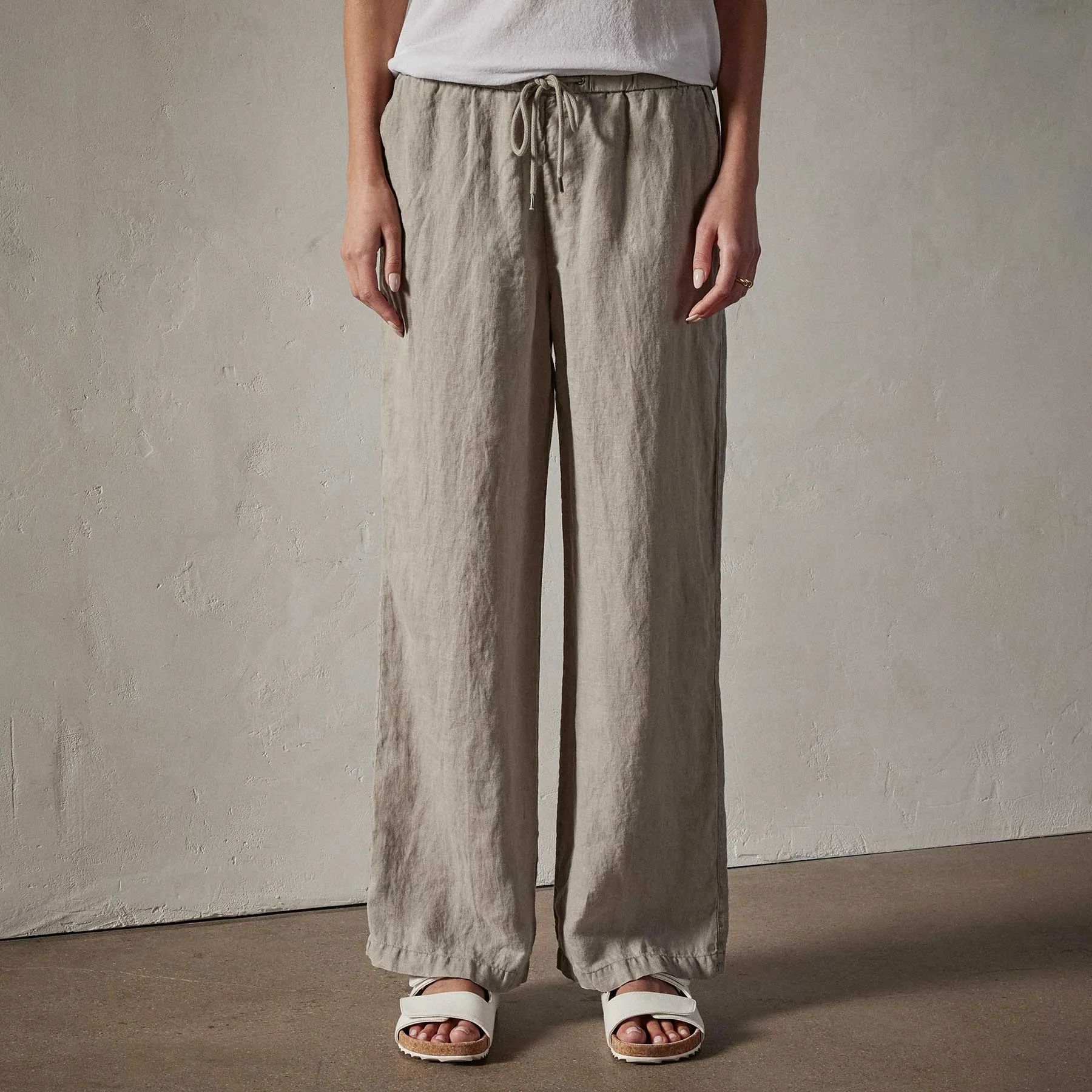 Lightweight Linen Pant - Silt Pigment