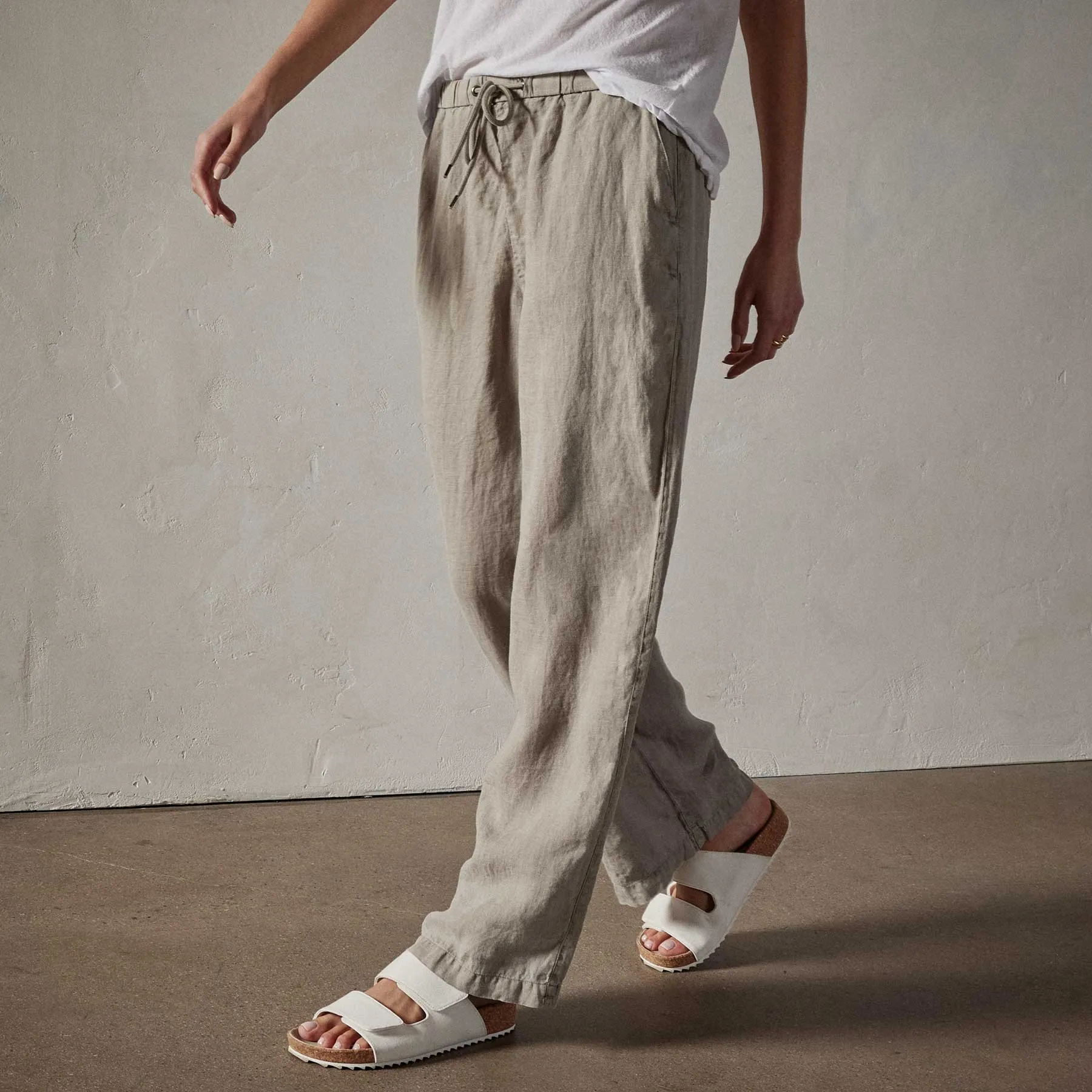 Lightweight Linen Pant - Silt Pigment