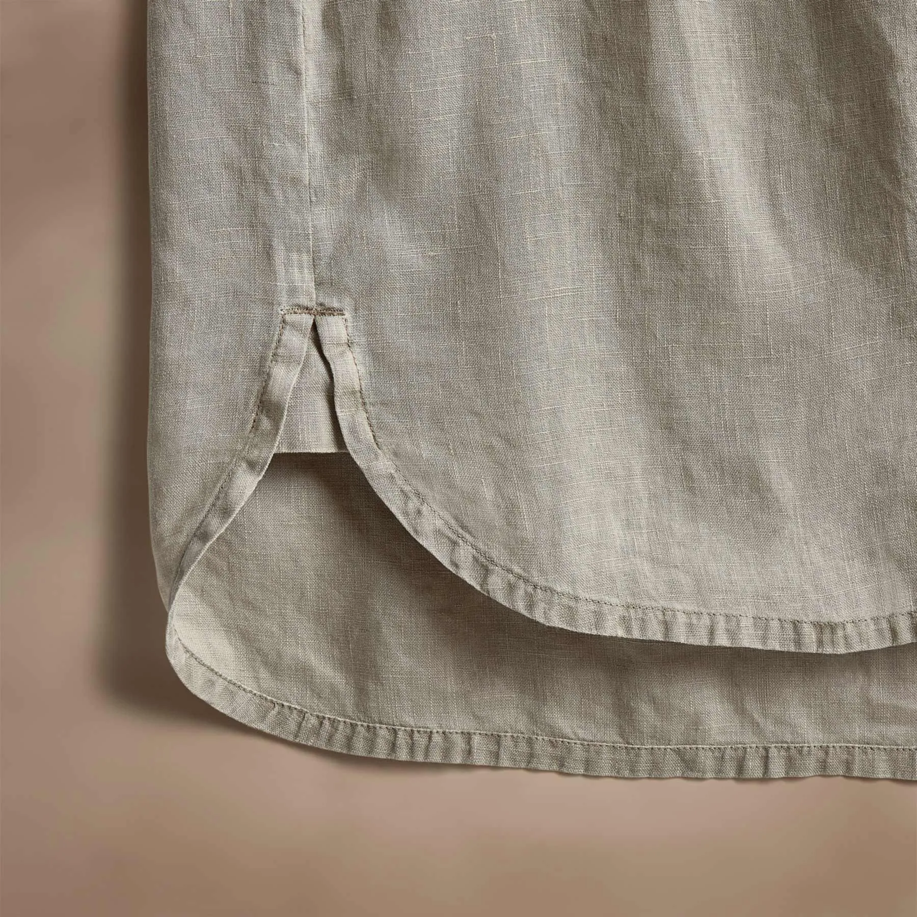 Lightweight Linen Shirt - Mineral Pigment