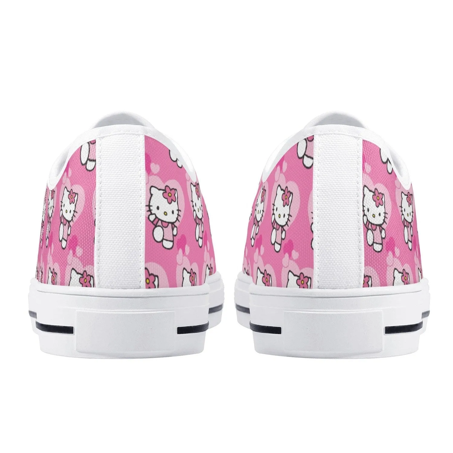 Little Kitty Womens Low Top Canvas Shoes